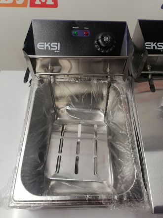 Фритюрница EKSI 6+6L Electric Fryer Фритюрница EKSI 6+6L Electric Fryer