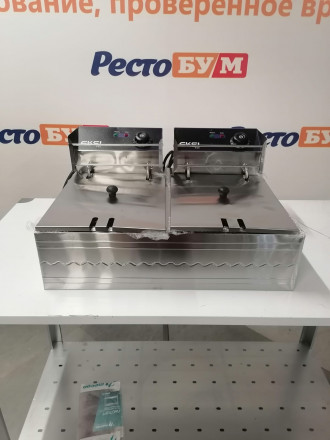 Фритюрница EKSI 6+6L Electric Fryer Фритюрница EKSI 6+6L Electric Fryer